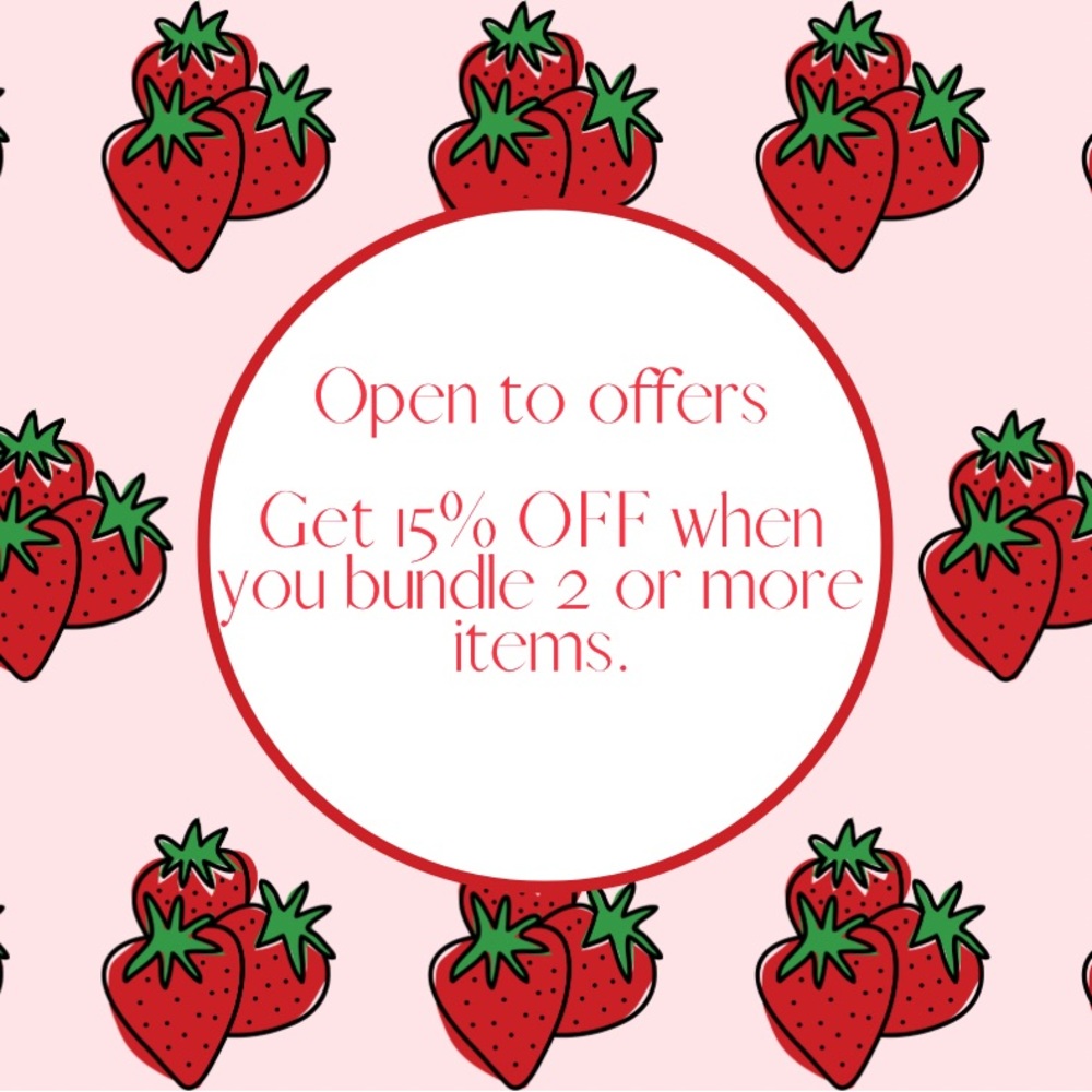 ☀️OPEN TO OFFERS ☀️15% OFF BUNDLE